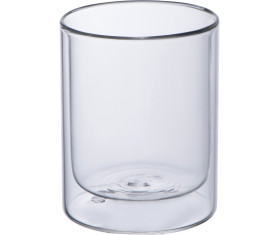 Double-walled glass cup 330ml