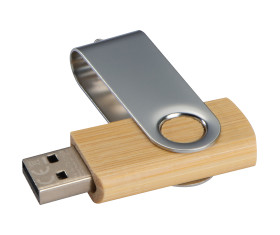 USB din bambus, 4GB, de pe stoc