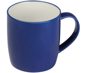 Tazza in ceramica,con interno bianco ed esterno colorato